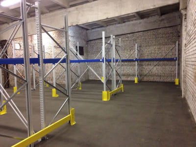 Development of warehouse shelving system UAB "OSAMA" - Riga 4